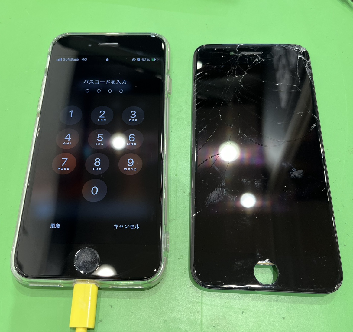 【修理実例】iPhoneSE第３世代　画面交換修理