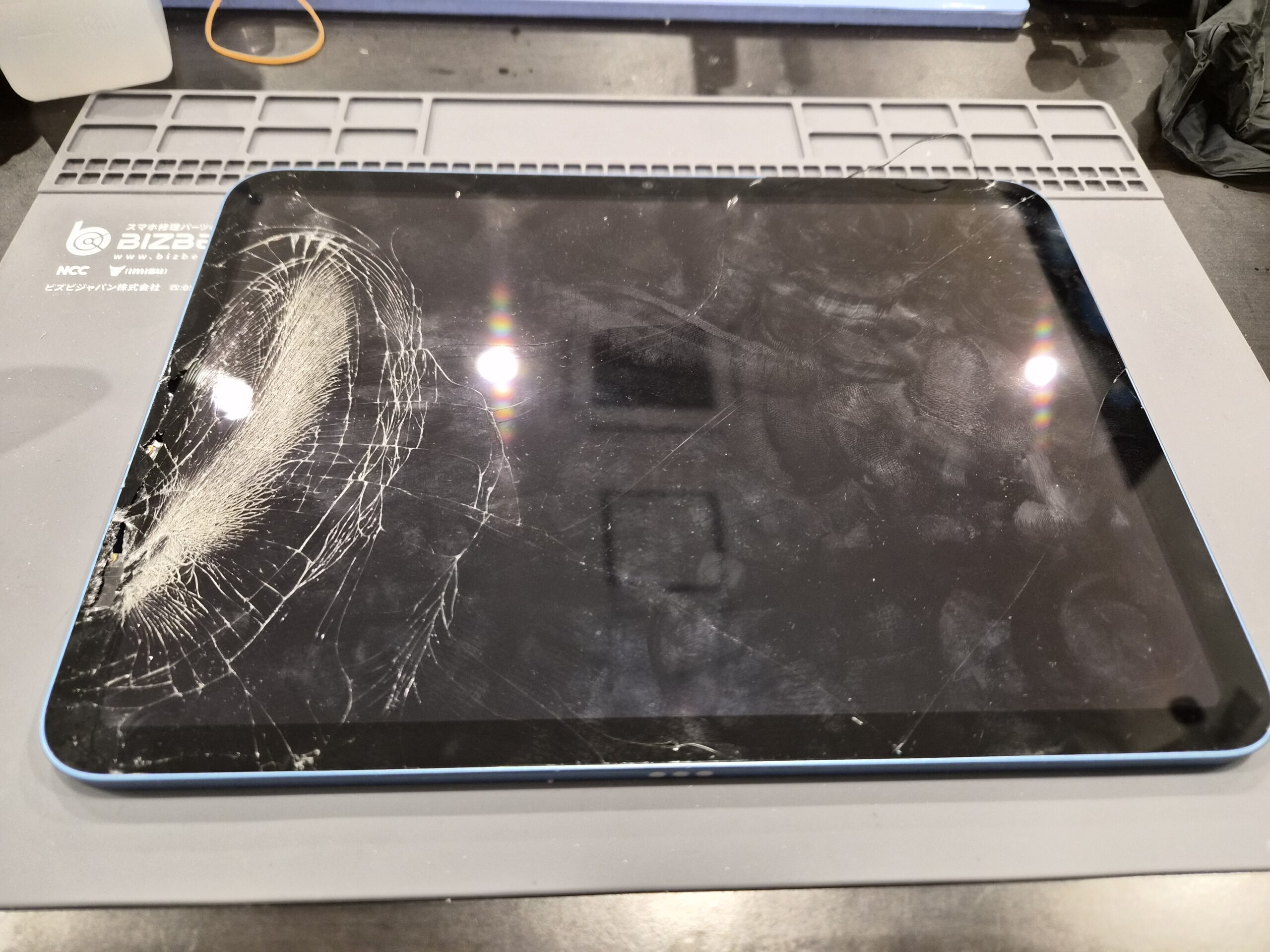 【修理実例】iPad10フロントガラス修理