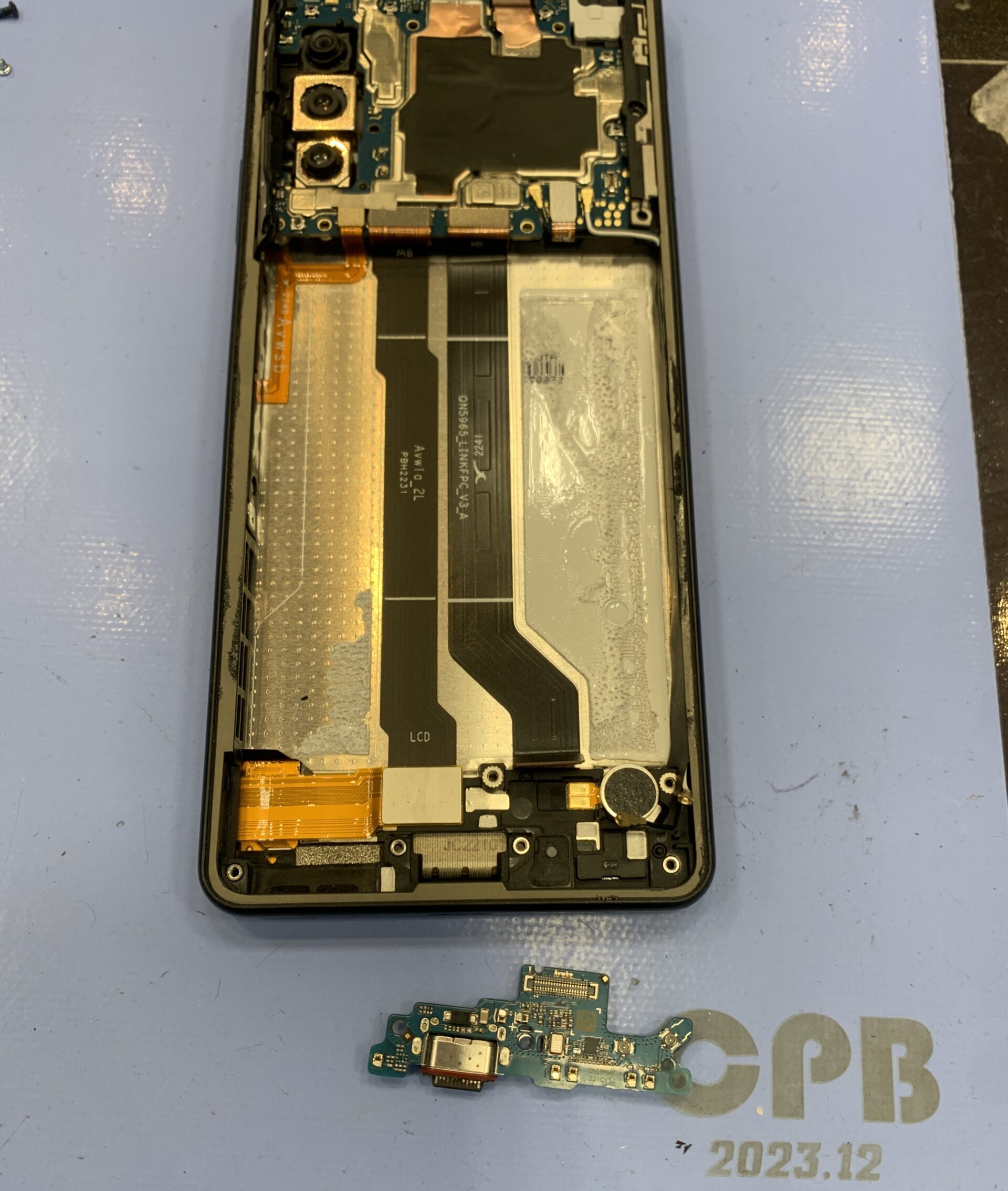 【修理実例】Xperia10 IV 充電コネクタ交換