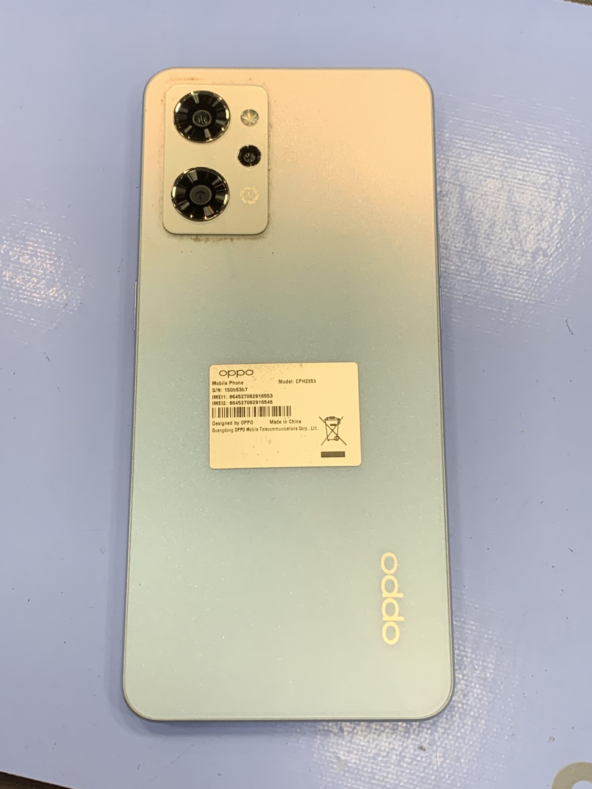 【修理実例】OPPO Reno7Aバッテリー交換