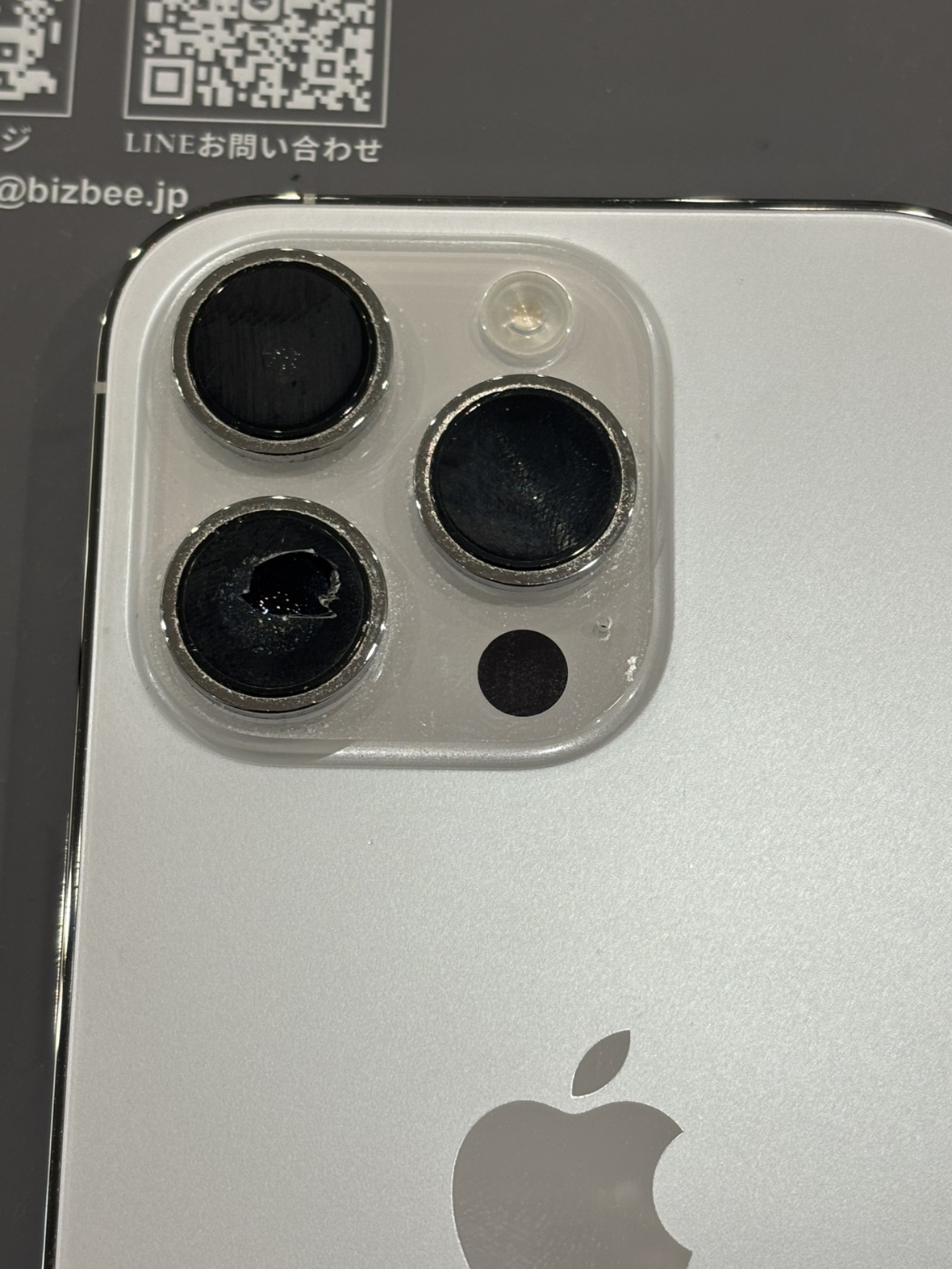 【修理実例】iPhone14proのカメラレンズ修理